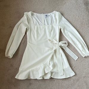 WHITE PRINCESS POLLY DRESS